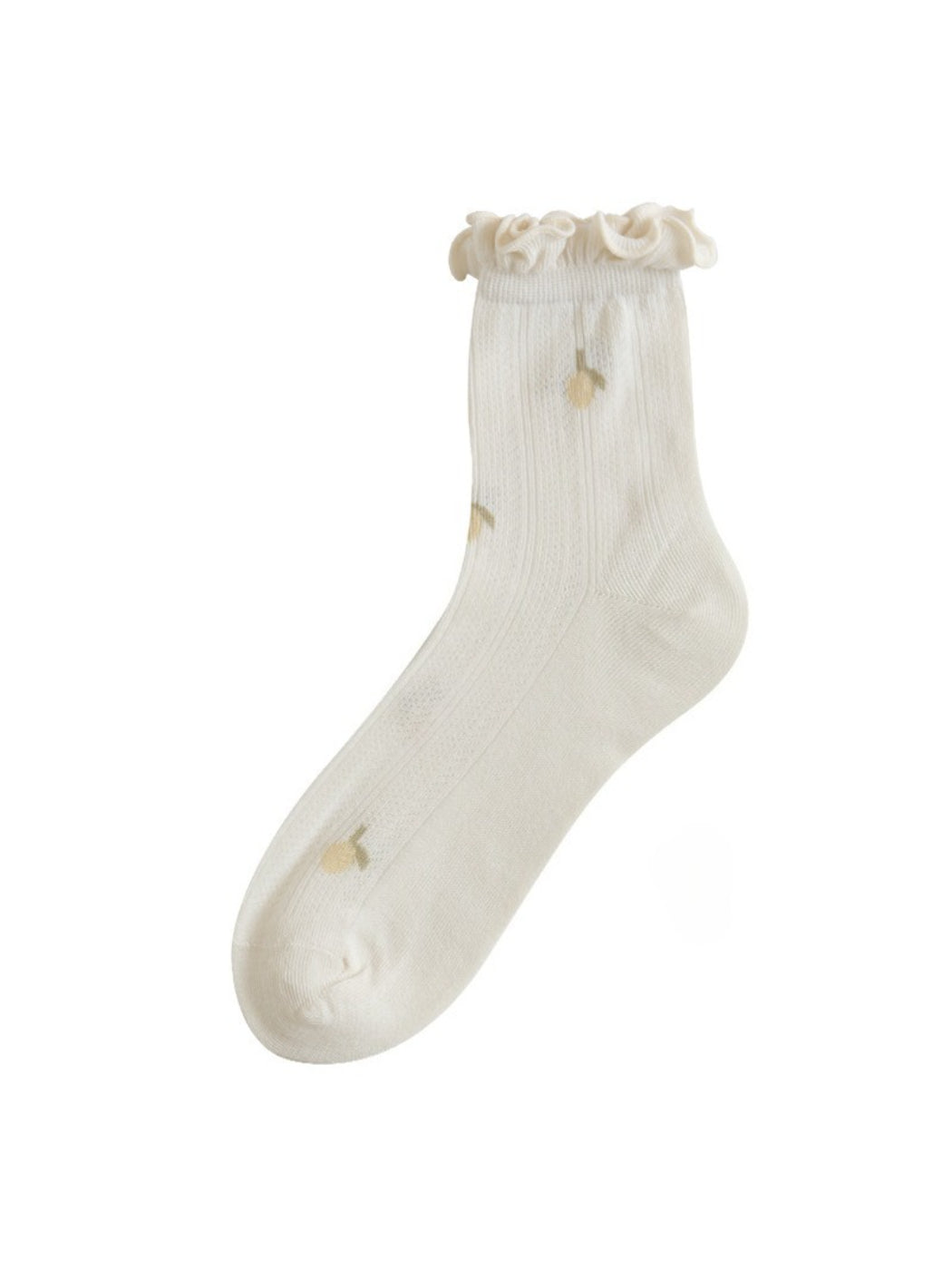 Rufia - Loose Fit Floral Crew Socks product image 4
