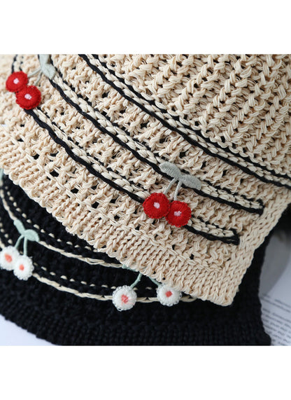 Haila - Fresh Bell‑Shape Hollow‑Out Wide‑Brim Bucket Hat