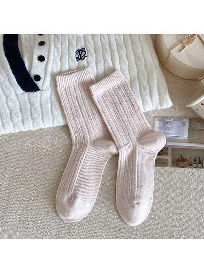 Rufia Textured Knit Crew Socks product image 6