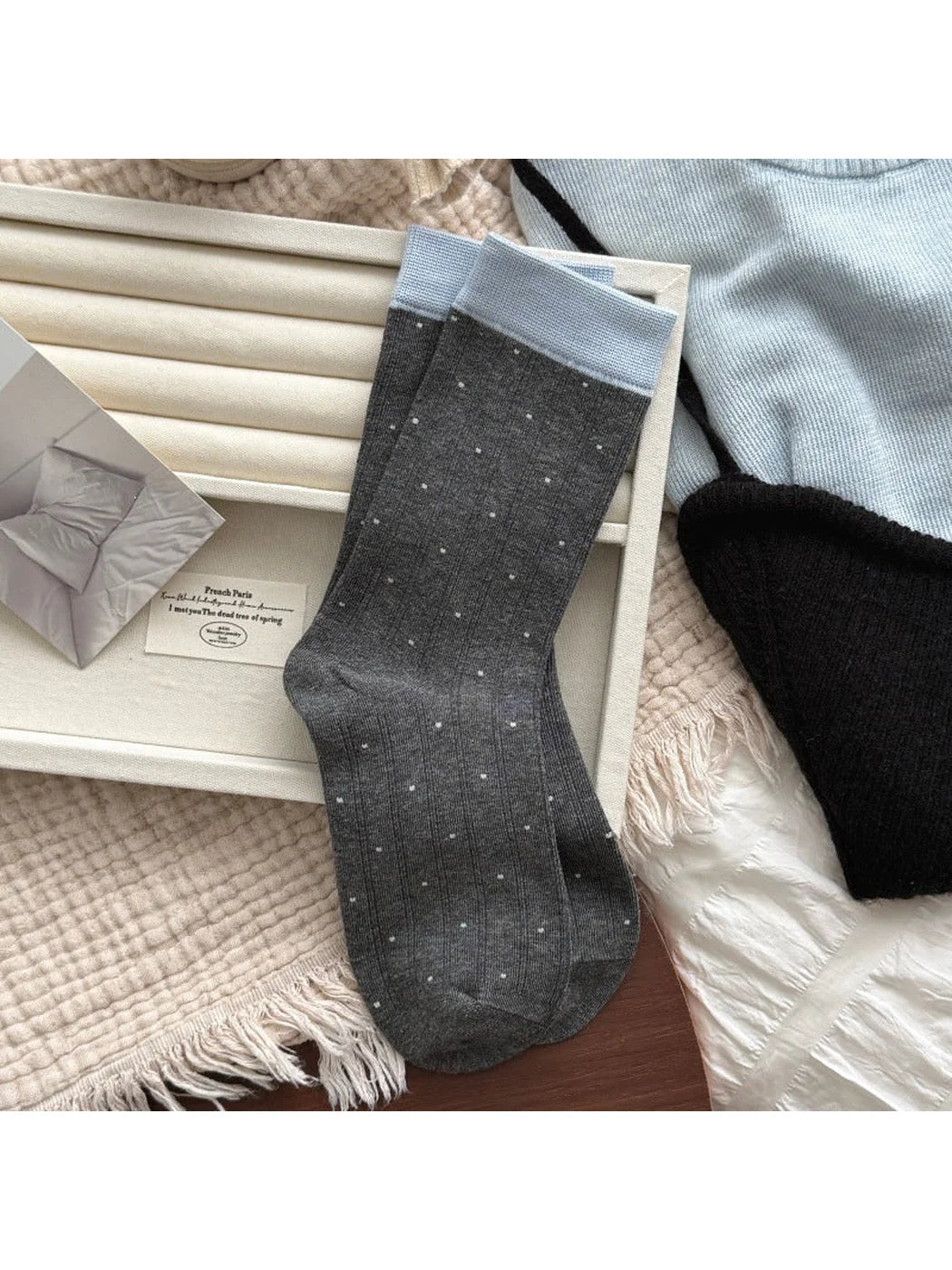 Rufia - Small Dot Crew Socks