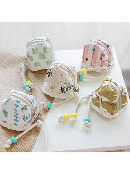 Cosbai - Cute Earphone Pouch with Cartoon Pattern