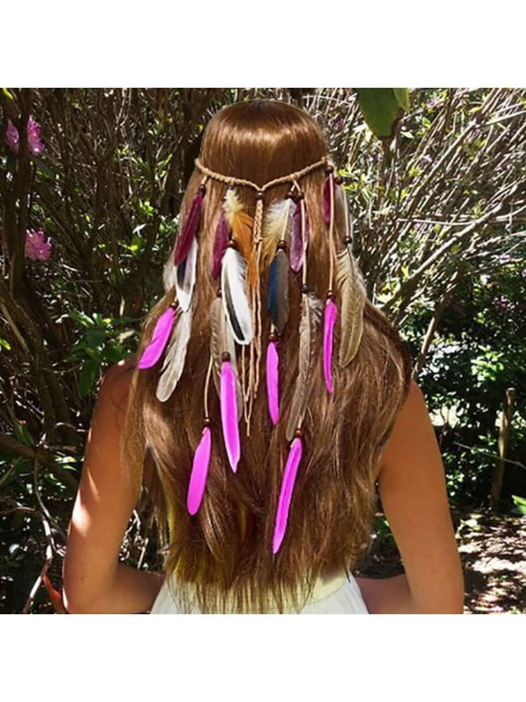 Hairish - Boho Multi Feather Hair Headpiece