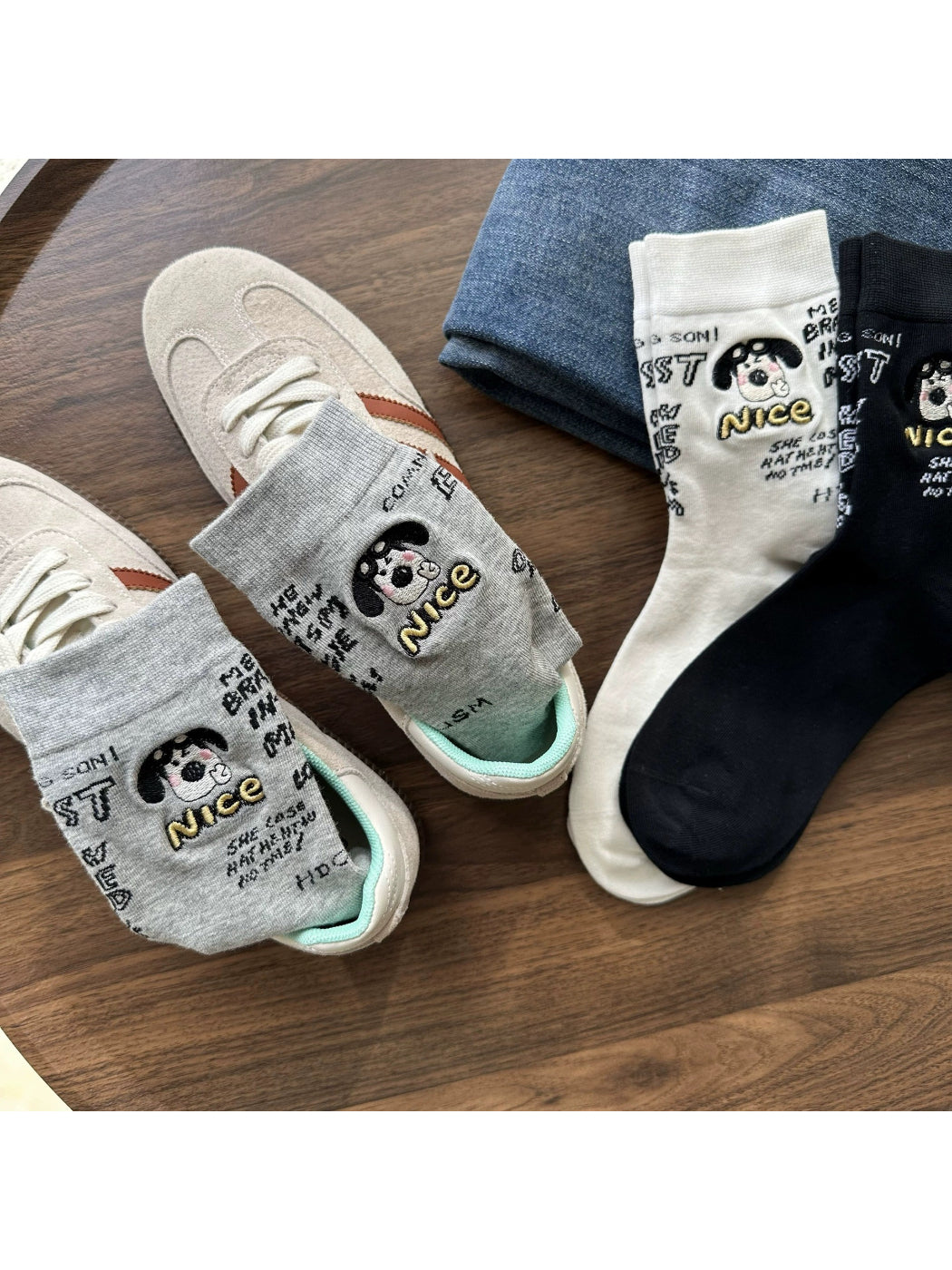 Rufia - Puppy Character Crew Socks product image 3