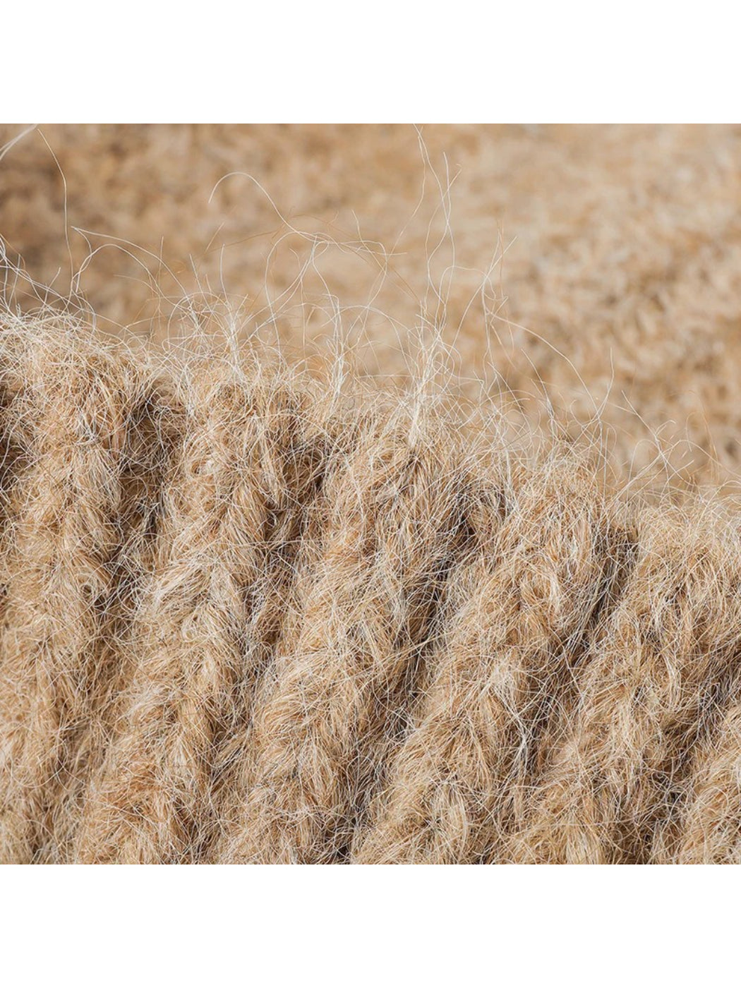 Haila - Heathered Ribbed Cuffed Knit Beanie
