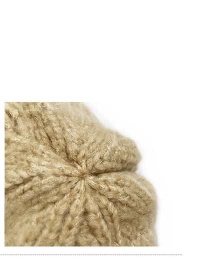 Haila - Knitted Beanie with Plush Trim & Earflaps