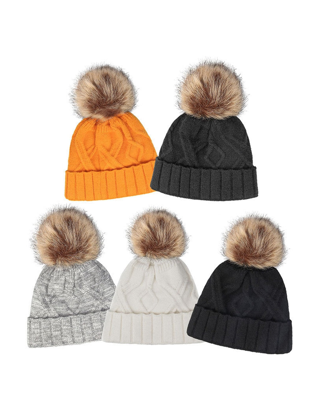 Haila - Minimalist Ribbed Cuff High Crown Knit Beanie