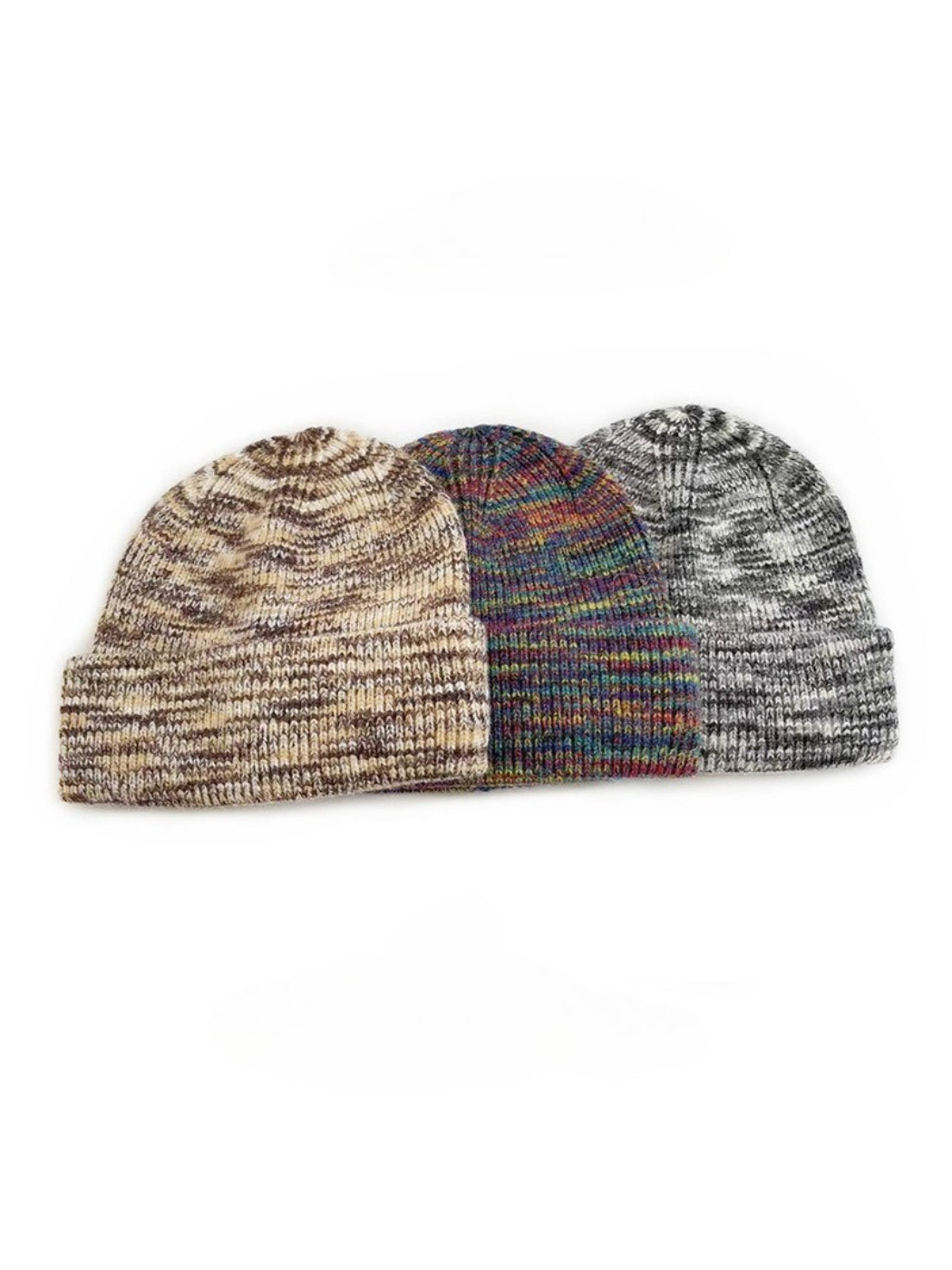 Haila - Soft Marled Foldover Knit Beanie