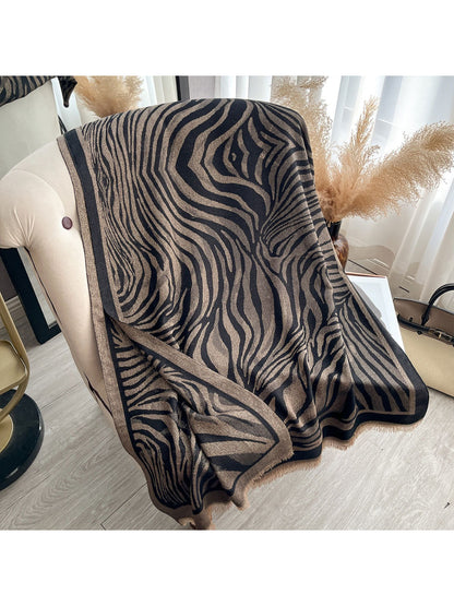 Scarvii - Soft Zebra Print Scarf