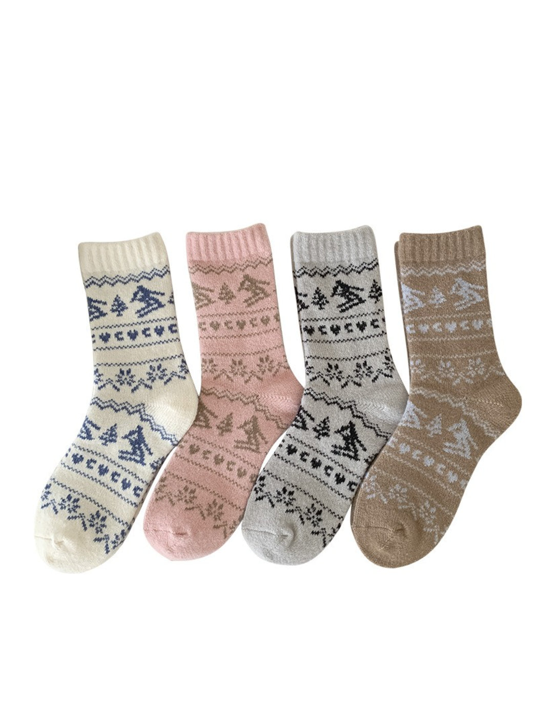 Rufia - Nordic Winter Pattern Socks