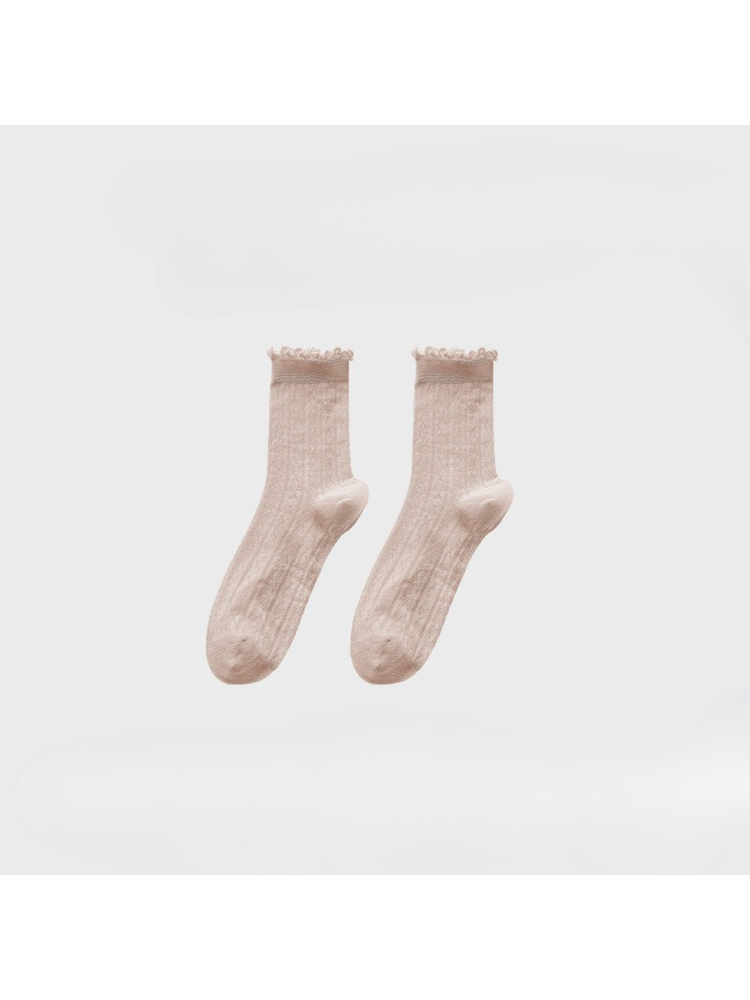 Rufia - Romantic Lace Texture Sheer Crew Socks product image 8