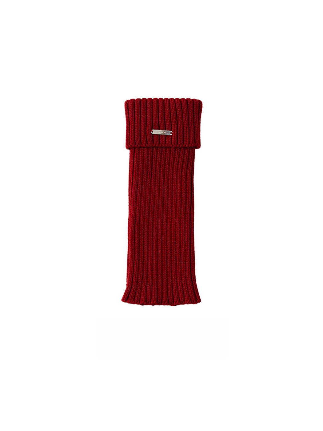 Cozyra - Ribbed Buckle Detail Slouch Leg Warmers