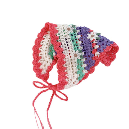 Scarvii floral triangle headscarf product photo 4