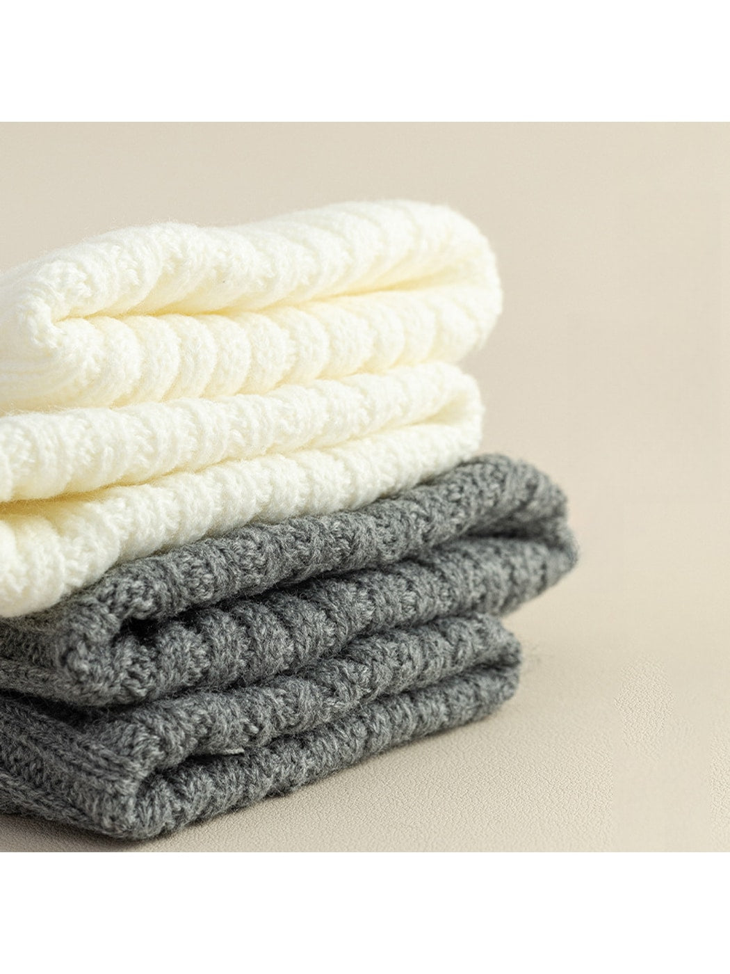 Cozyra - Mid-Calf Solid Color Knit Leg Warmer