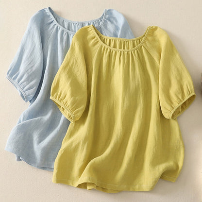Crosa - Loose Open-Knit Blouse