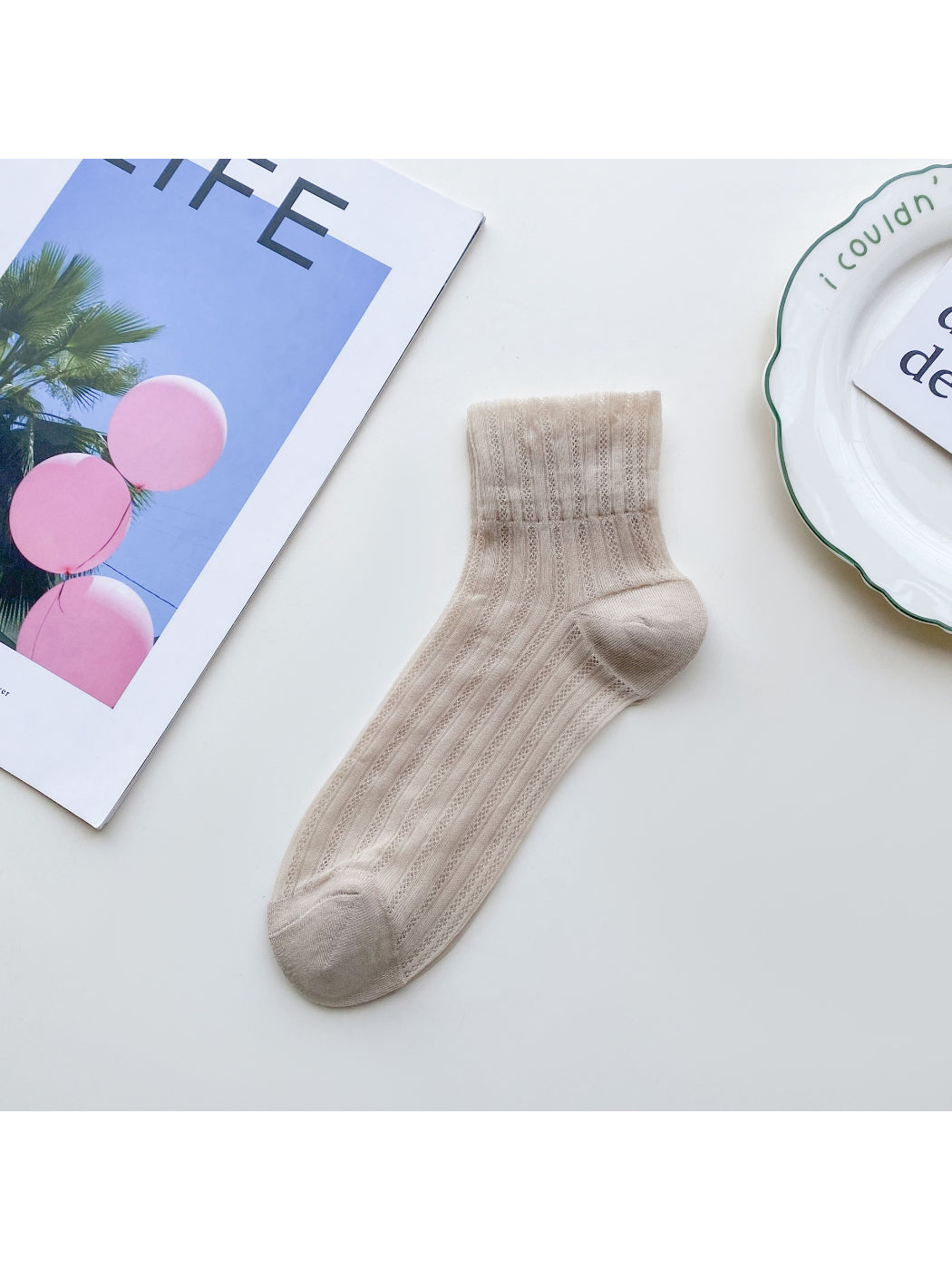 Rufia - Pastel Ribbed Ankle Socks product image 6
