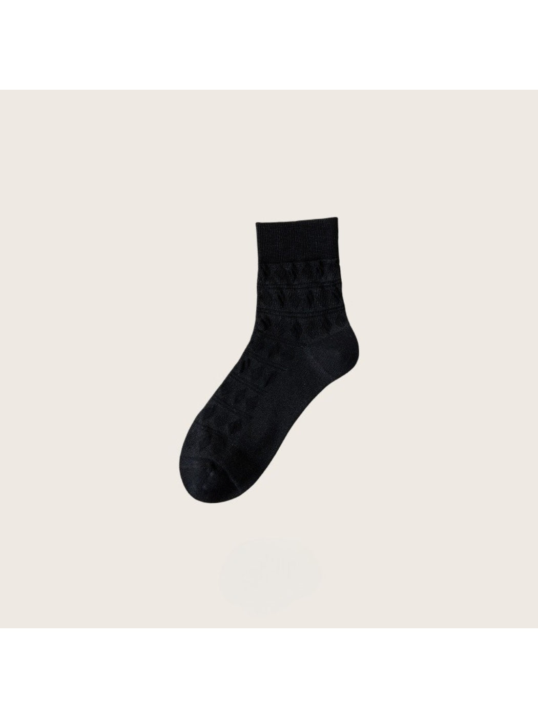 Rufia - Soft Geometric Textured Crew Socks product image 5