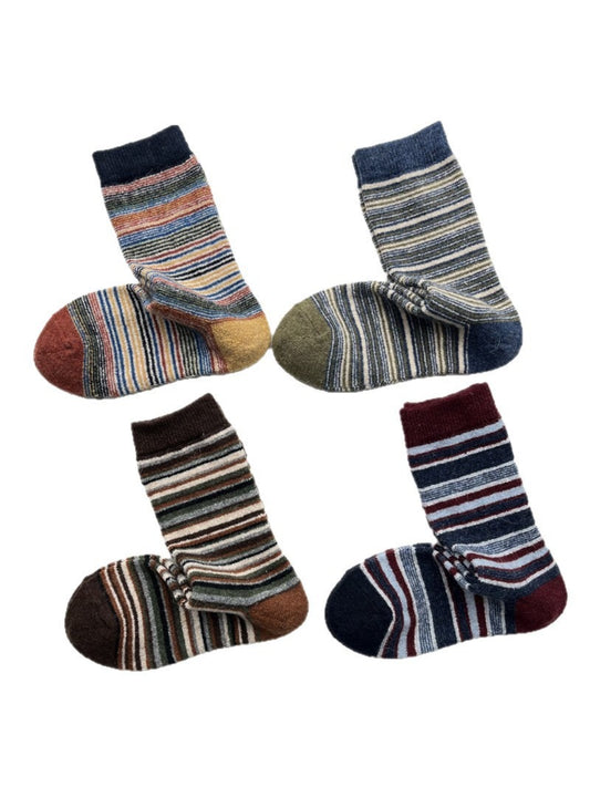 Rufia - Multi-Stripe Knit Crew Socks product image 1