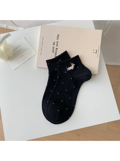 Rufia - Cute Puppy Dot Ankle Socks product image 9