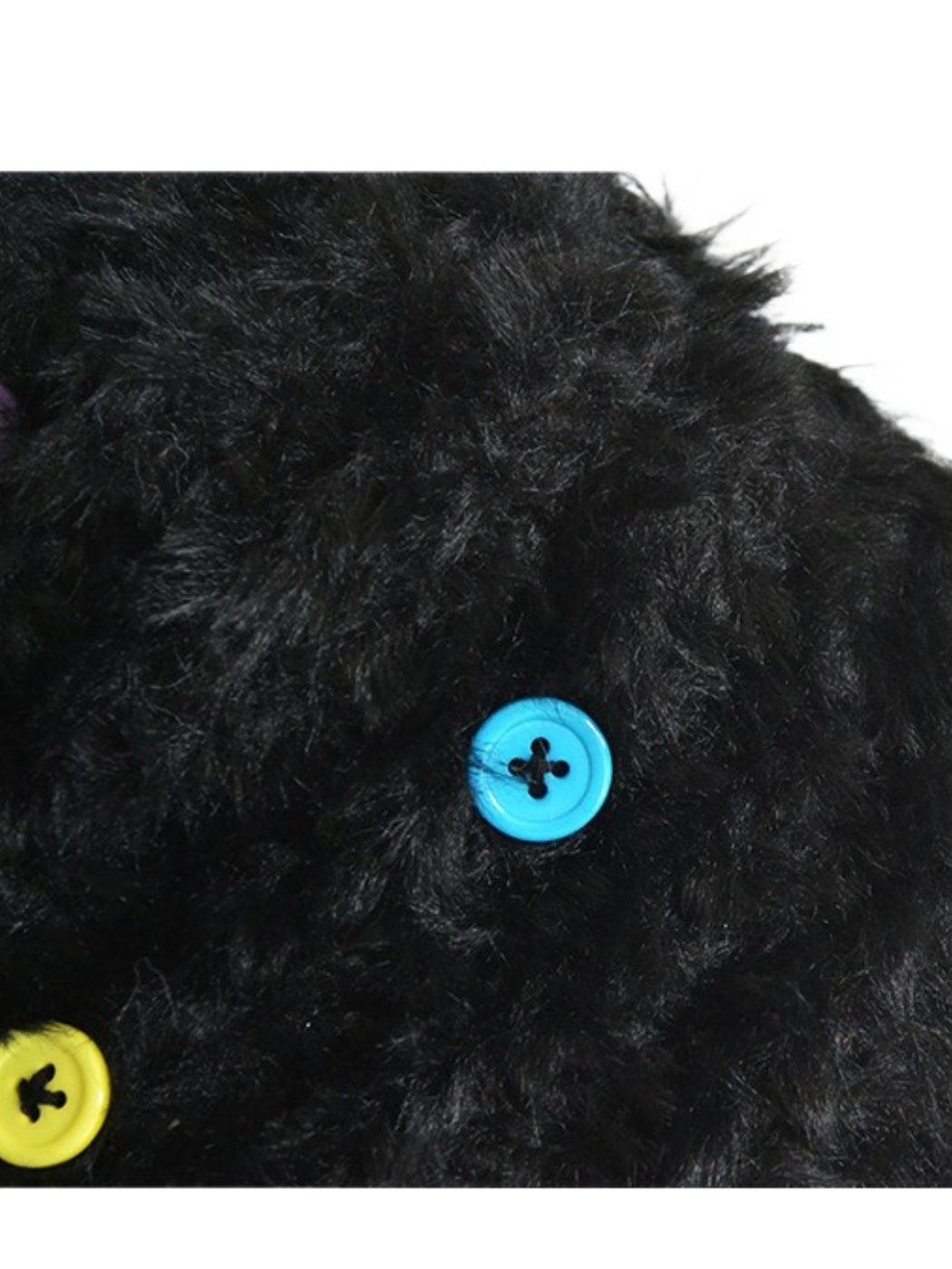 Haila - Colorful Button Knitted Earflap Beanie
