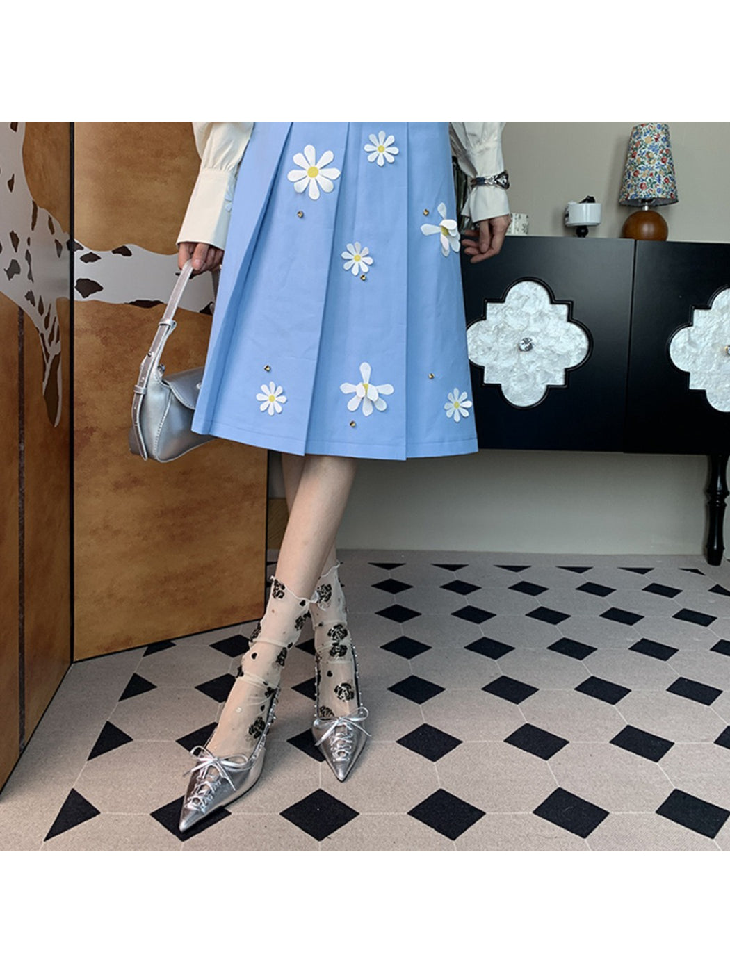 Rufia - Romantic Rose Sheer Socks product image 3