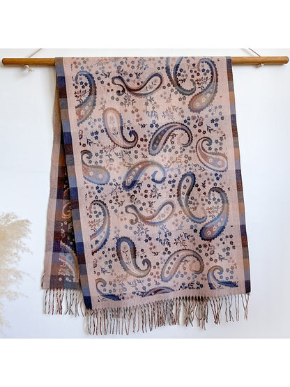 Scarvii - Bohemian Paisley Pattern Travel Scarf