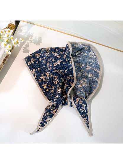 Scarvii - Floral Bandana Style Square Scarf