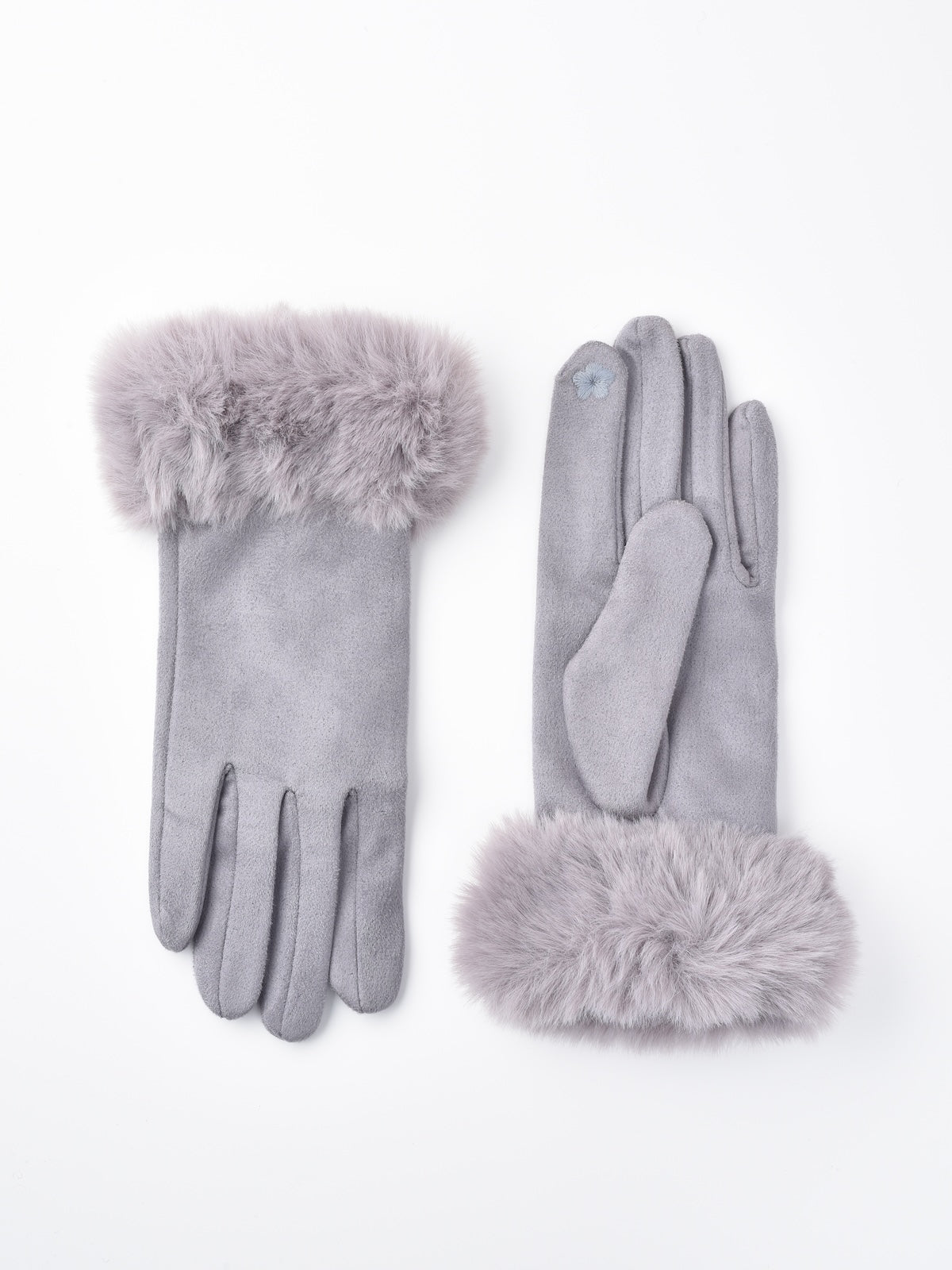 Gloving - Women's Faux Fur-Cuff Winter Gloves