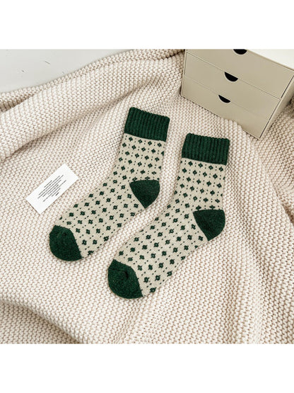 Rufia - Forest Pattern Crew Socks
