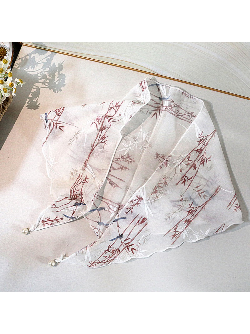 Scarvii - Watercolor Bamboo Headscarf