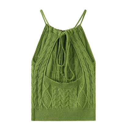 Vesty - Solid Color Knit Vest – Versatile & Stylish