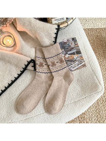 Rufia Nordic Cozy Pattern Crew Socks product image 5