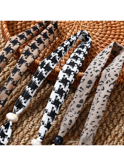 Scarvii - Retro Printed Long Necklace