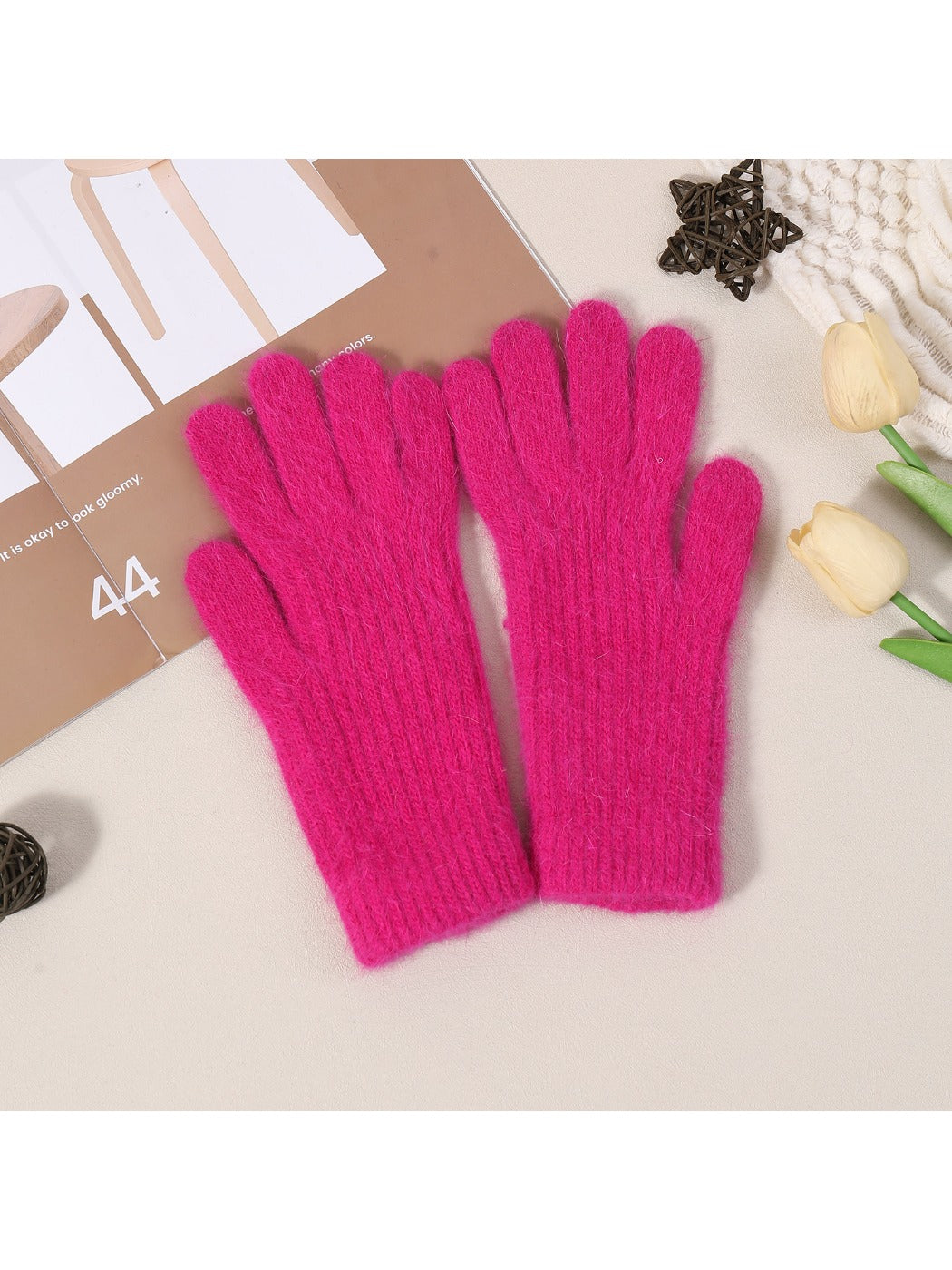 Gloving - Solid Color Touchscreen Winter Gloves