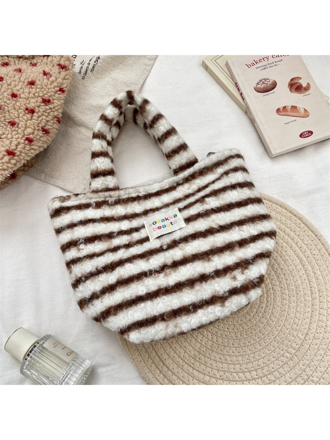 Cosbai - Mini Soft Textured Tote Bag