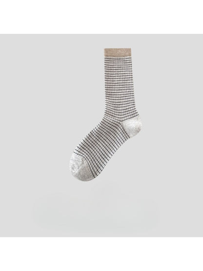 Rufia - Soft Textured Grid Crew Socks product image 2