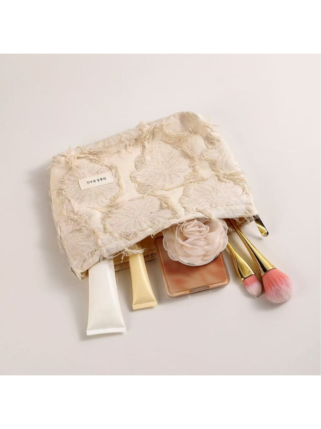 Cosbai - Retro Tassels Travel Makeup Bag