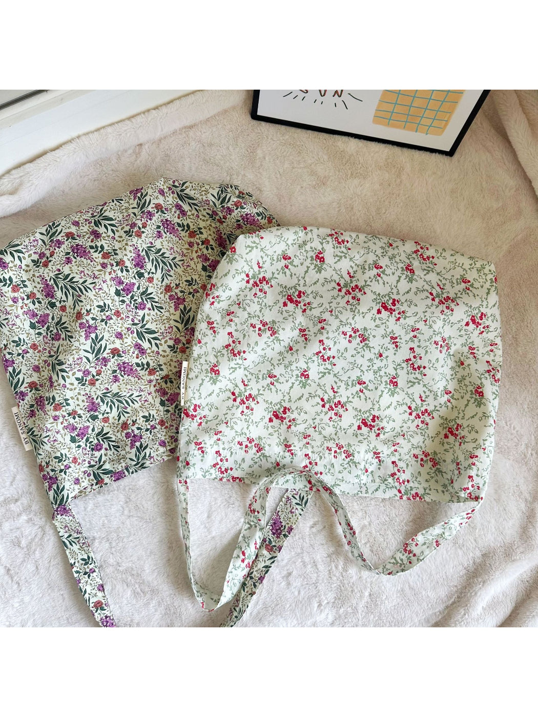 Cosbai - Vintage Floral Slouchy Bag