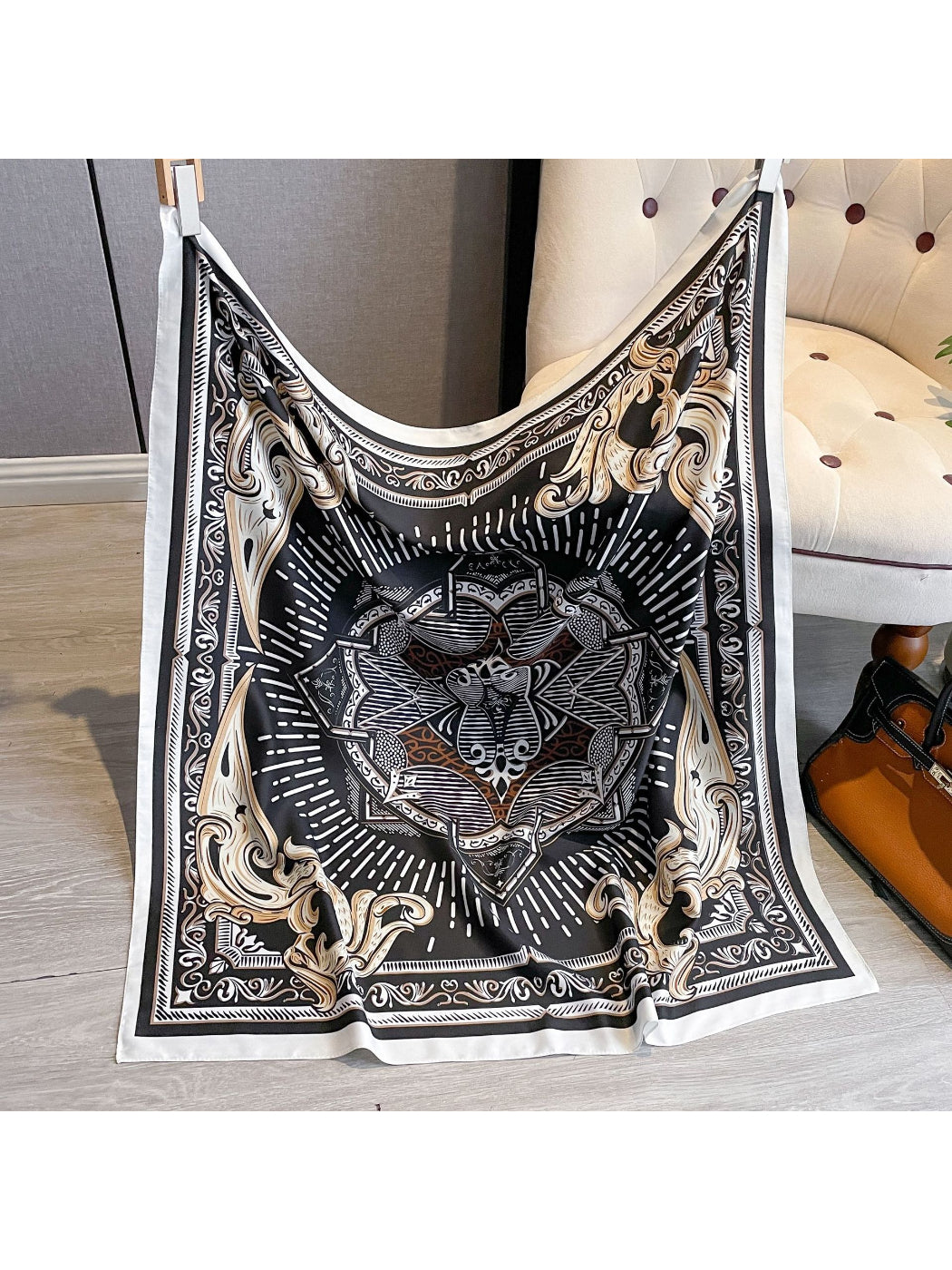 Scarvii - Baroque Crest Square Scarf