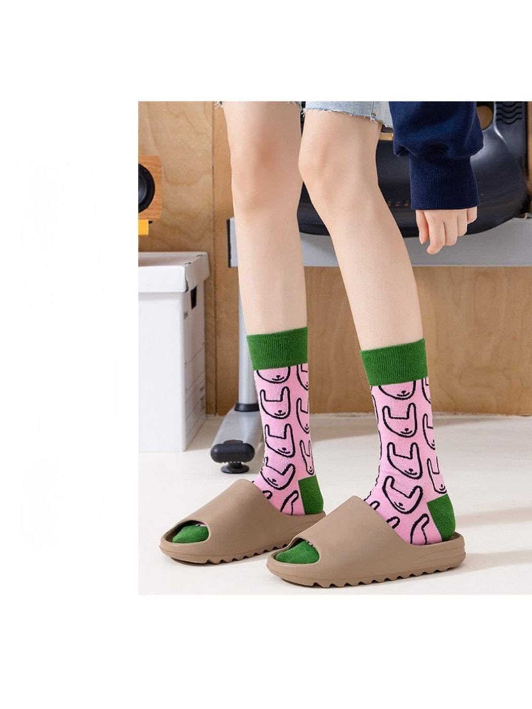 Rufia - Quirky Cartoon Crew Socks