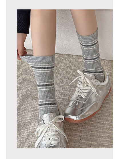 Rufia - Everyday Neat Line Crew Socks