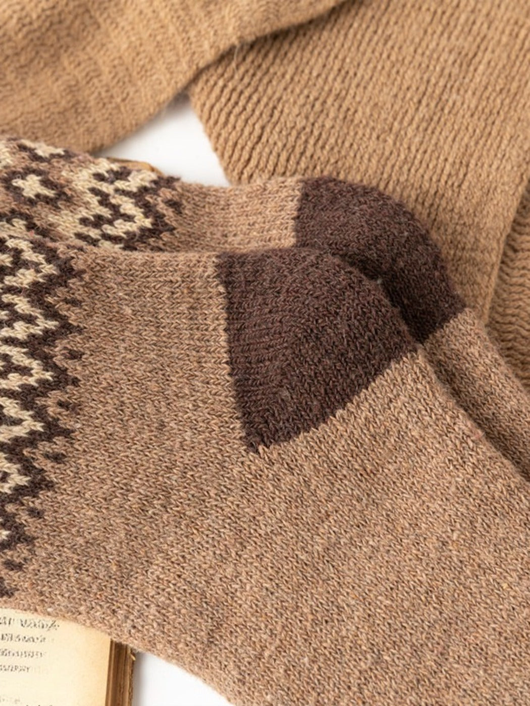 Rufia - Classic Men’s Retro Thick Winter Socks - 5 Pairs/Pack