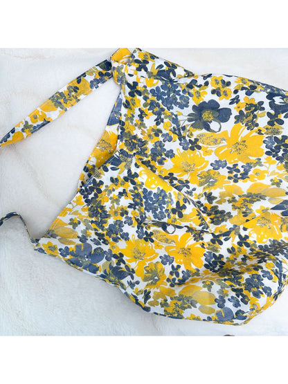 Cosbai - Soft Floral Shoulder Bag