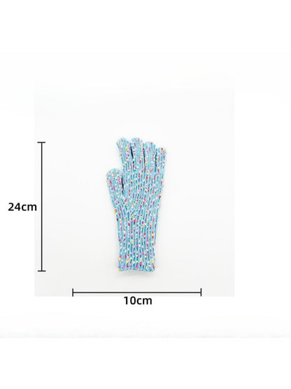 Gloving - Color Dot Knit Winter Gloves