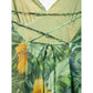 Troposa - Backless Mini Dress - Floral & Leopard & Leaf