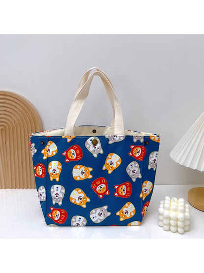 Cosbai Floral Lunch Tote Bag – Everyday Carry for Work & School