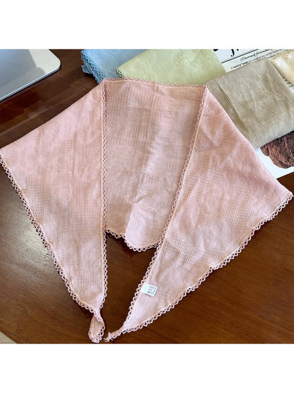 Scarvii - Nordic Solid Textured Triangle Bandana