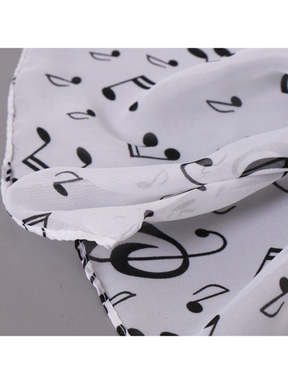 Scarvii - Spring Summer Music Note Print Scarf
