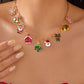 Bauai - Christmas Enamel Pendant Chain Necklace Bracelet