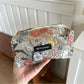Close-up of Cosbai Floral Bunny Makeup Pouch showing detailed bunny and flower pattern