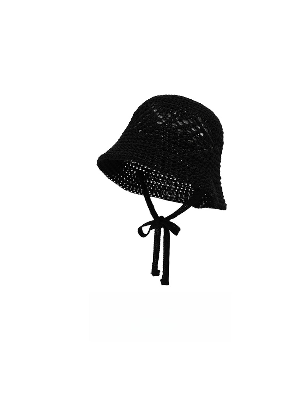 Haila - Solid Color Tie Detail Bucket Hat for Women